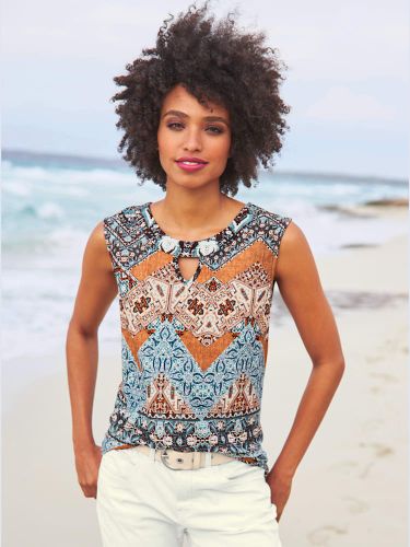 Débardeur imprimé ethnique mode - Witt - Modalova