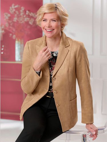 Blazer en synthétique toucher velouté - Witt - Modalova