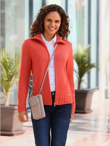 Veste en tricot 50% coton - Collection L - Modalova