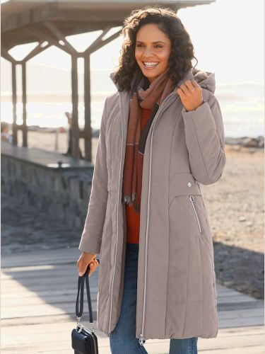 Manteau matelassé qualité micro-moss - Collection L - Modalova