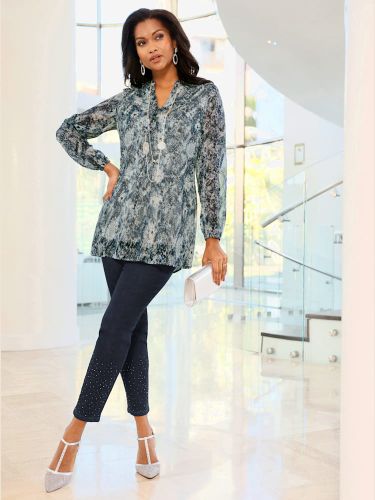 Tunique encolure en v affinante - Fair Lady - Modalova