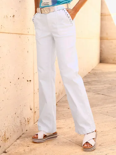 Jean droit avec coton - Witt - Modalova