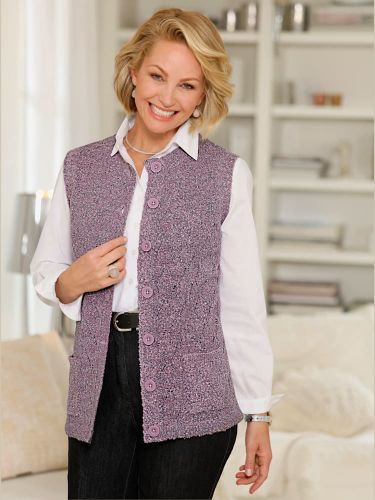 Gilet en tricot ajouré - Witt - Modalova