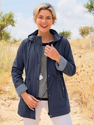 Veste softshell capuche amovible - Collection L - Modalova