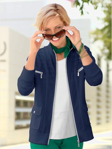 Veste féminine décontractée avec poches - Collection L - Modalova