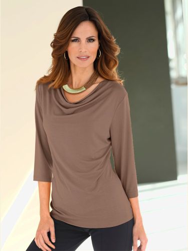 T-shirt souple col bénitier manches 3/4 - Witt - Modalova