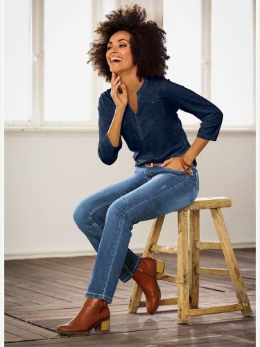 T-shirt simple patte boutonnage poches poitrines - Witt - Modalova