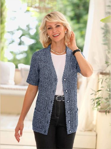 Veste en tricot ajouré fils chinés - Witt - Modalova