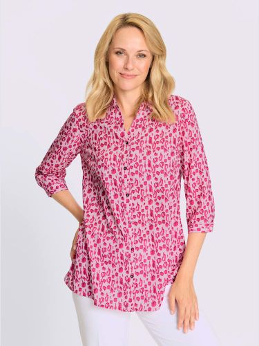 Chemisier long joli motif léopard - Witt - Modalova