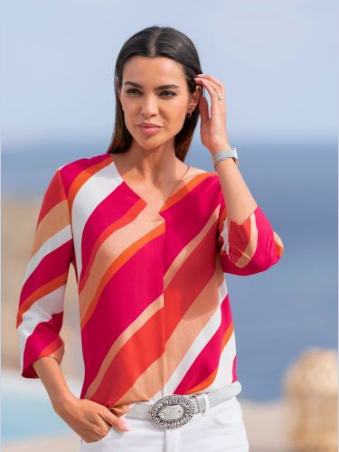 Chemisier motif rayé moderne - Witt - Modalova