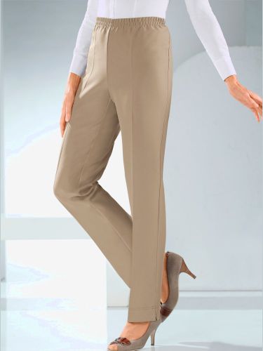 Pantalon fluide ceinture élastique avec fentes à l'ourlet - Witt - Modalova