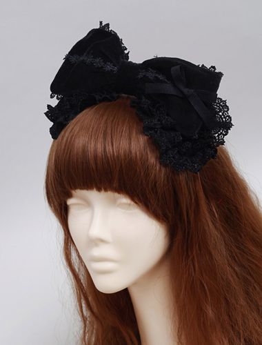 Coiffe Lolita avec dentelle Déguisements Halloween - milanoo.com - Modalova