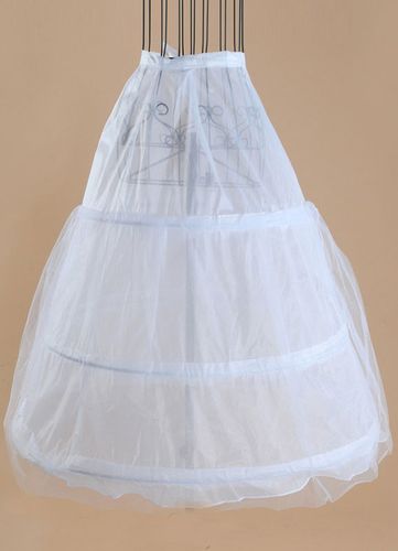 Jupon 2026 Tulle mariage jupon Ivoire A Line couche 3 cerceau jupon nuptiale - milanoo.com - Modalova
