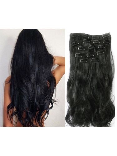 Extension Cheveux Synthétique Rajout de cheveux Boucles de Cheveux Longues - milanoo.com - Modalova