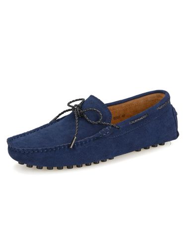 Mocassins belgess chaussures de conduite en daim à enfiler - milanoo.com - Modalova