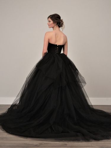Robe de mariée en dentelle busiter à traîne - milanoo.com - Modalova