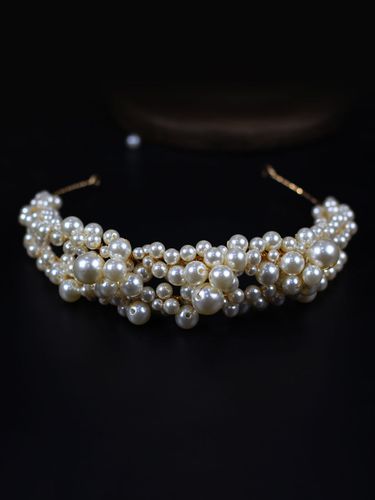 Serre-tête de mariage décoré des perles accessoire de mariage - milanoo.com - Modalova
