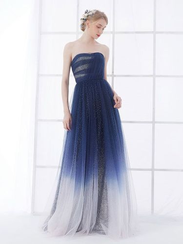 Robe de mariée sans bretelles sans manches à lacets taille naturelle longueur au sol dentelle tulle une ligne robes de mariée - milanoo.com - Modalova