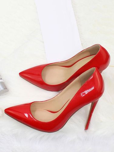 Escarpins à Talons Hauts avec Bout Pointu Unicolore - milanoo.com - Modalova