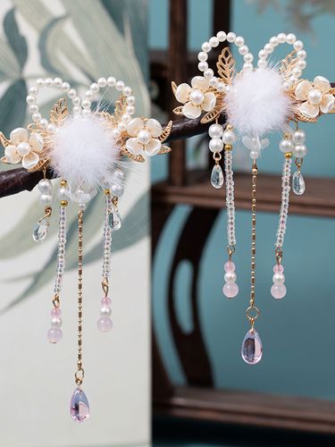 Coiffure Lolita Style Chinois Pompons Chaînes Perles Accessoire Métal Divers - milanoo.com - Modalova