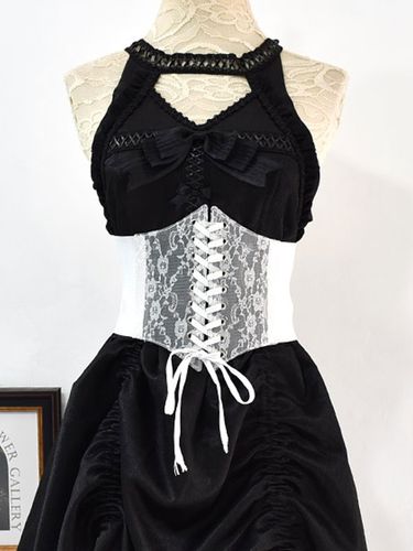 Corset Accessoires Gothique Lolita Blanc Polyester Dentelle Divers - milanoo.com - Modalova