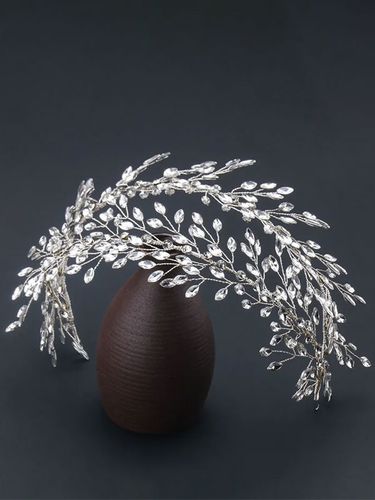 Coiffes Coiffures De Mariage Strass Accessoires De Cheveux En Métal Pour La Mariée - milanoo.com - Modalova