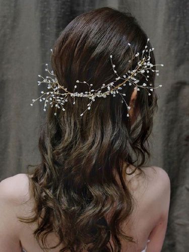 Headpiece Wedding Headwear Perle Métal Accessoires de cheveux de mariée - milanoo.com - Modalova