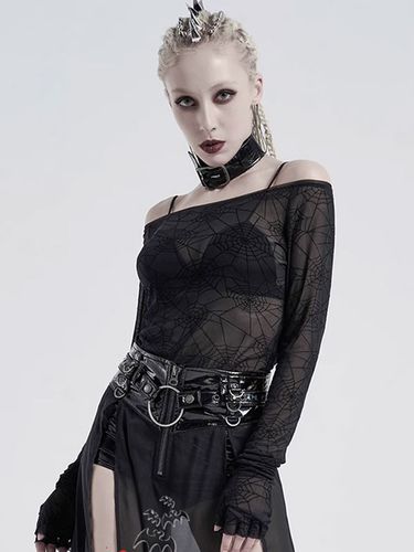 Robes Gothiques Lolita Imprimé Python Noir - milanoo.com - Modalova