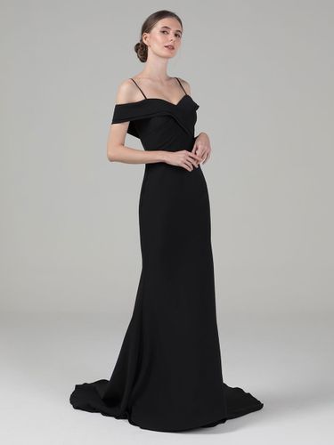 Robes de mariée gothiques stretch crêpe sirène sans manches avec train robe de mariée personnalisation gratuite - milanoo.com - Modalova