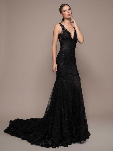 Robes de mariée sirène sans manches en dentelle avec train robe de mariée personnalisation gratuite - milanoo.com - Modalova