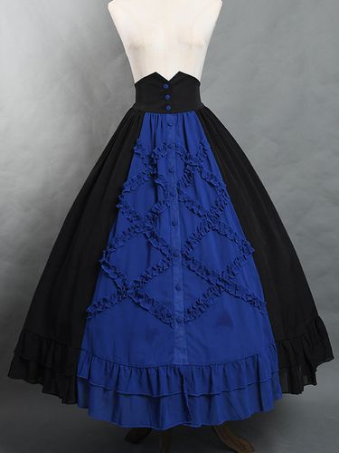 Jupes Lolita Gothique SK Bleu - milanoo.com - Modalova
