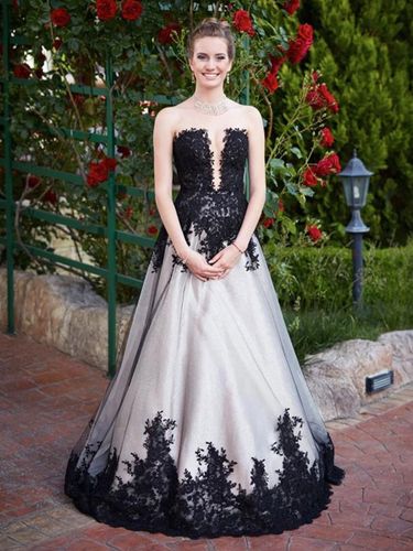 Robes de mariée 2026 dentelle A-ligne sans manches avec train robe de mariée personnalisation gratuite - milanoo.com - Modalova