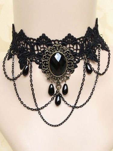 Colliers de mariage gothiques Collier de mariage rectangulaire - milanoo.com - Modalova
