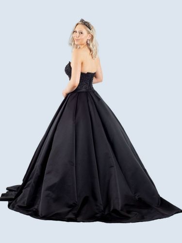 Robes de mariée A-ligne sans manches en dentelle avec train Robe de mariée Personnalisation gratuite - milanoo.com - Modalova