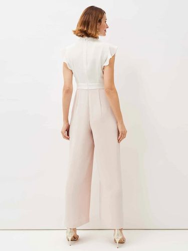 Combinaison de mariage tenue de mère de mariée col rond sans manche zip sur dos - milanoo.com - Modalova