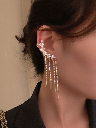 Boucles d\'oreilles de mariage Strass Fille Strass Bijoux de mariée percés - milanoo.com - Modalova