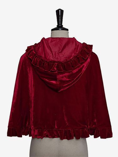 Femme Accessoire de Noël Noir Fibre de Polyester Cape Polyester Halloween Costumes de Vacances - milanoo.com - Modalova