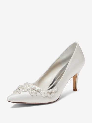 Chaussures de mariage chaussures de mariée à bout pointu et strass - milanoo.com - Modalova