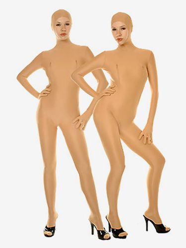 Déguisements Halloween Lycra Spandex Catsuit couleur peau 2026 Bodysuit Morphsuit - milanoo.com - Modalova