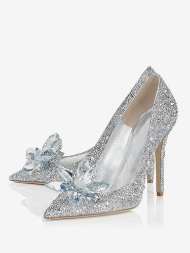 Escarpins de soirée à strass et cristauxs - milanoo.com - Modalova