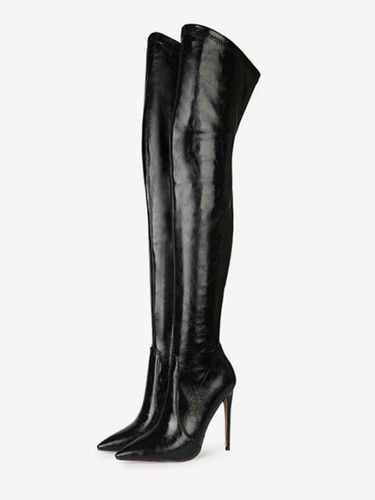 Cuissardess Bottes à talons aiguilles et bout pointu - milanoo.com - Modalova
