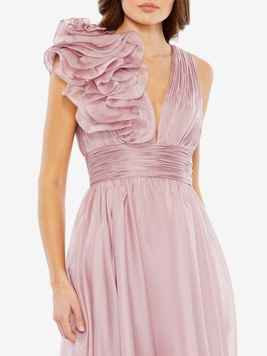 Robe de mère de mariée robe d'invitée de mariage courte col V sans manche - milanoo.com - Modalova