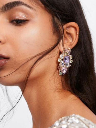 Boucles d\'Oreilles Déclaration Strass Boucles d\'Oreilles Élégantes Chic - milanoo.com - Modalova