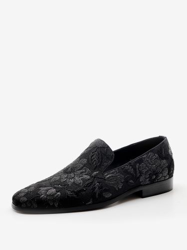 Chaussures mocassins en polyester à bout ronds chaussures de bal de mariage - milanoo.com - Modalova