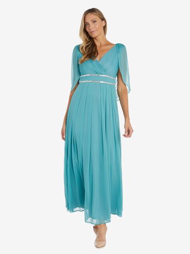 Robe de mère col en V sans manches ligne a ceinture robes d\'invitées de mariage - milanoo.com - Modalova