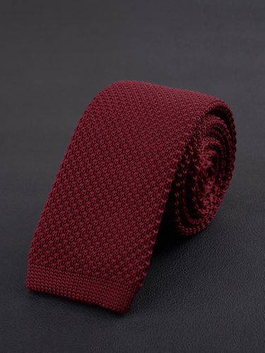 Cravate tricotée chic en polyester moderne - milanoo.com - Modalova