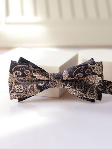 Cravate Nœud En Polyester Imprimé Vintage Cool - milanoo.com - Modalova