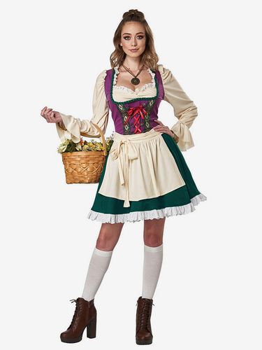 Costumes de vacances rétro pour filles de bière bavaroises - milanoo.com - Modalova