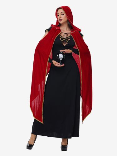 Halloween Ensemble de robe cape sexy vampire pour costumes de vacances - milanoo.com - Modalova