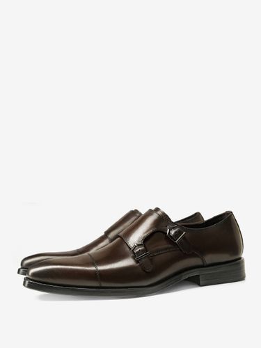 Mocassins en cuir de vache à boucles Chaussures de mariage pour bal de promo - milanoo.com - Modalova